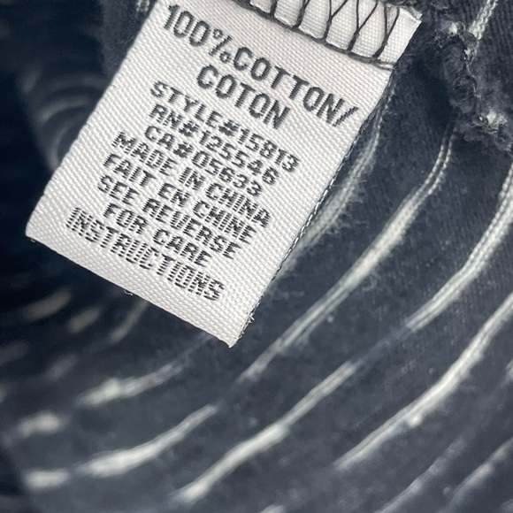 Habitat stripped black and white lag and look boho 3/4 tie long sleeve size xs - Picture 6 of 7